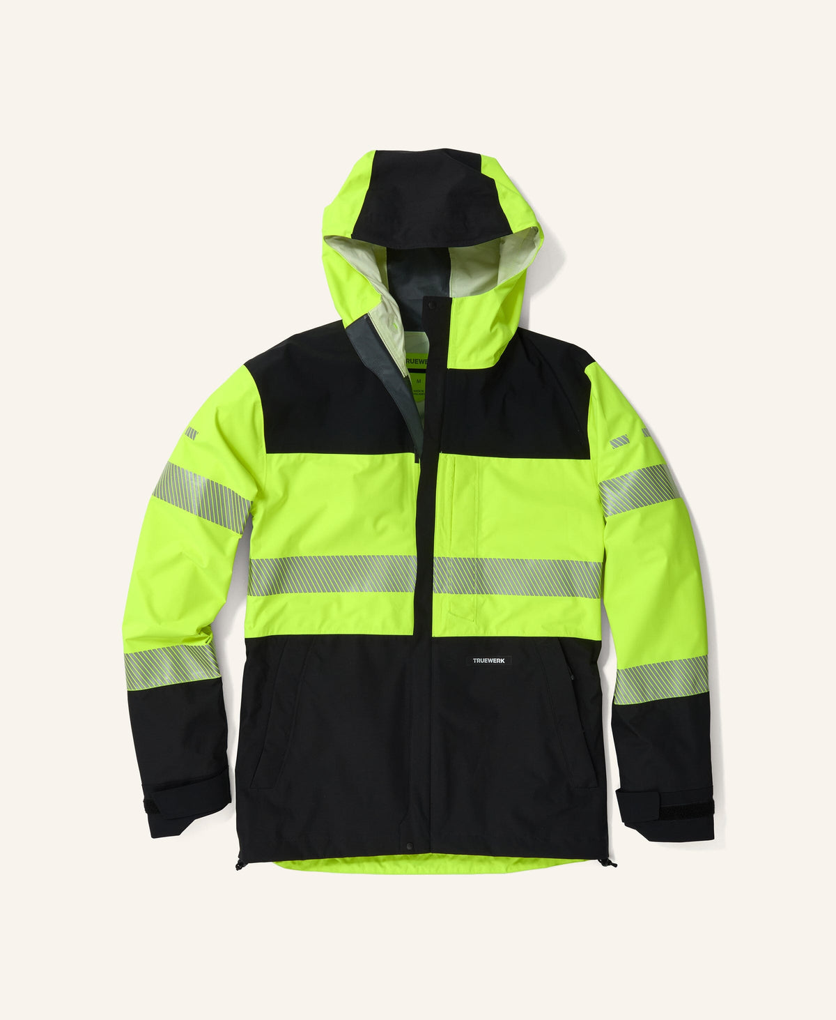 S1 StormShell Jacket - Hi Vis Truewerk Black/Vis Yellow S