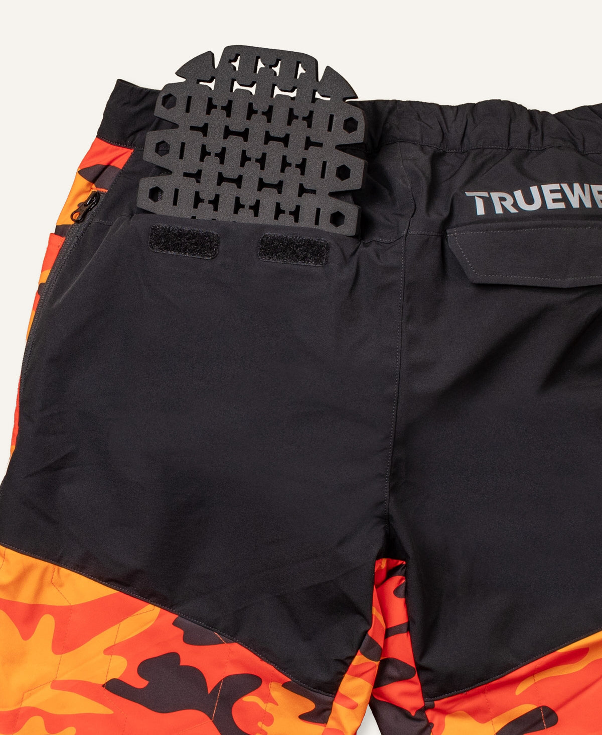 M3 Woobie Buttvest Orange Vis Camo #color_vis orange/camo