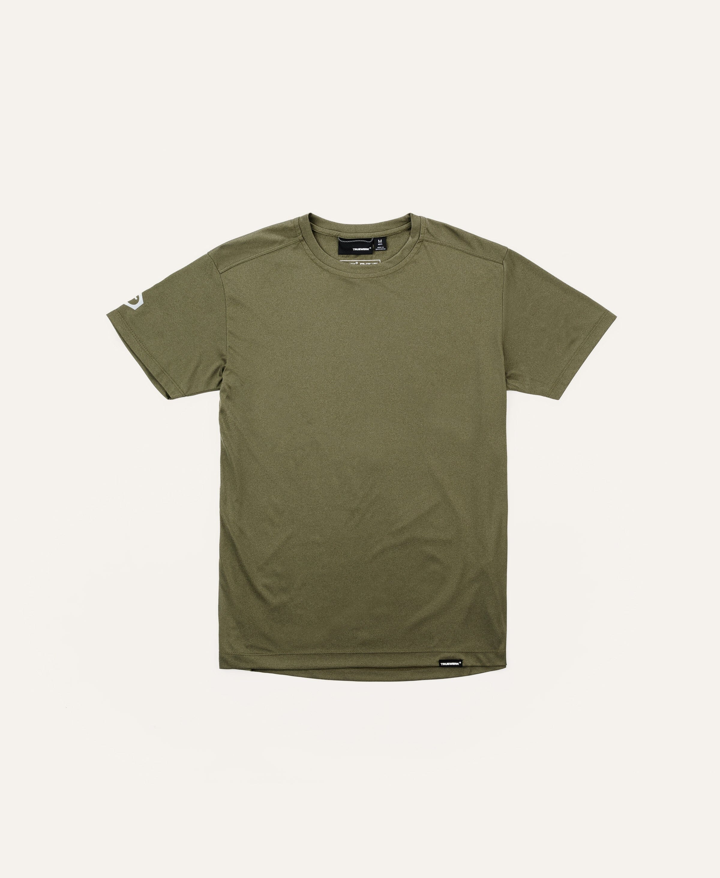 B1 Short Sleeve Tee Truewerk Heathered Olive XL #color_heathered olive