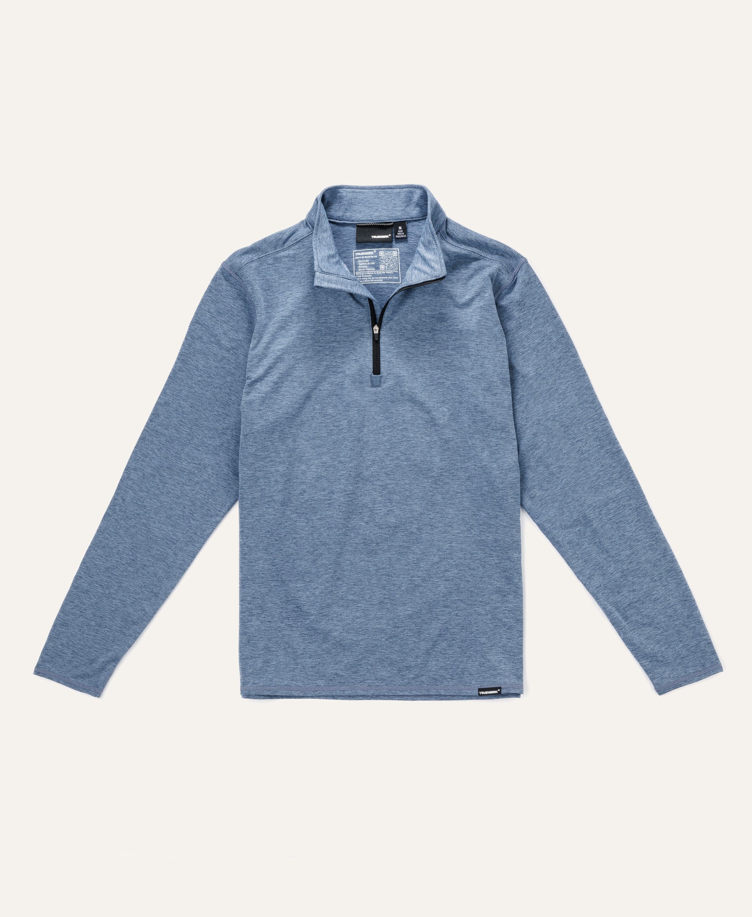 B2 Quarter Zip - Men's Fit Truewerk #color_heathered flint