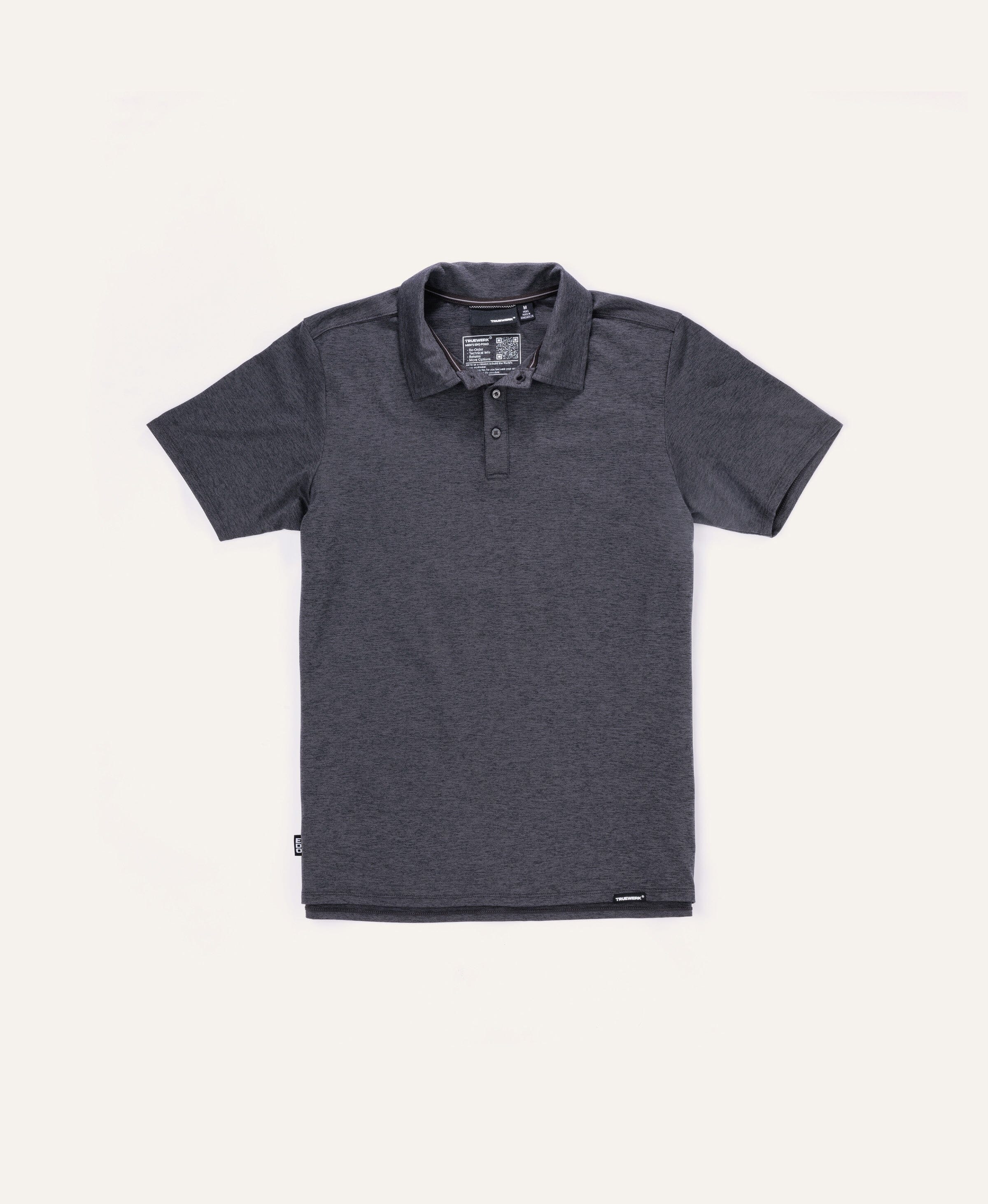 EDO Polo - Men's Fit Truewerk #color_Dark Heathered Grey