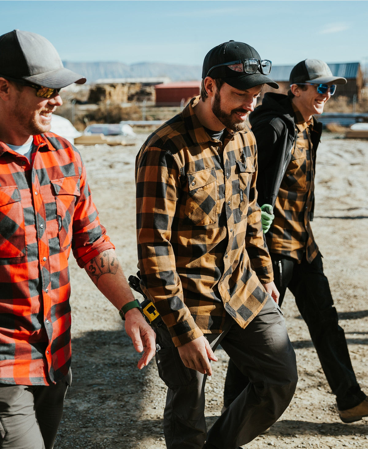 Tech Flannel - Men's Fit Truewerk #color_sand check