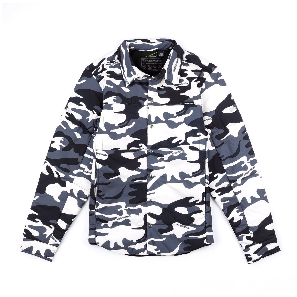 Snow Camo Flac Shacket - Mens Fit Truewerk S Snow Camo