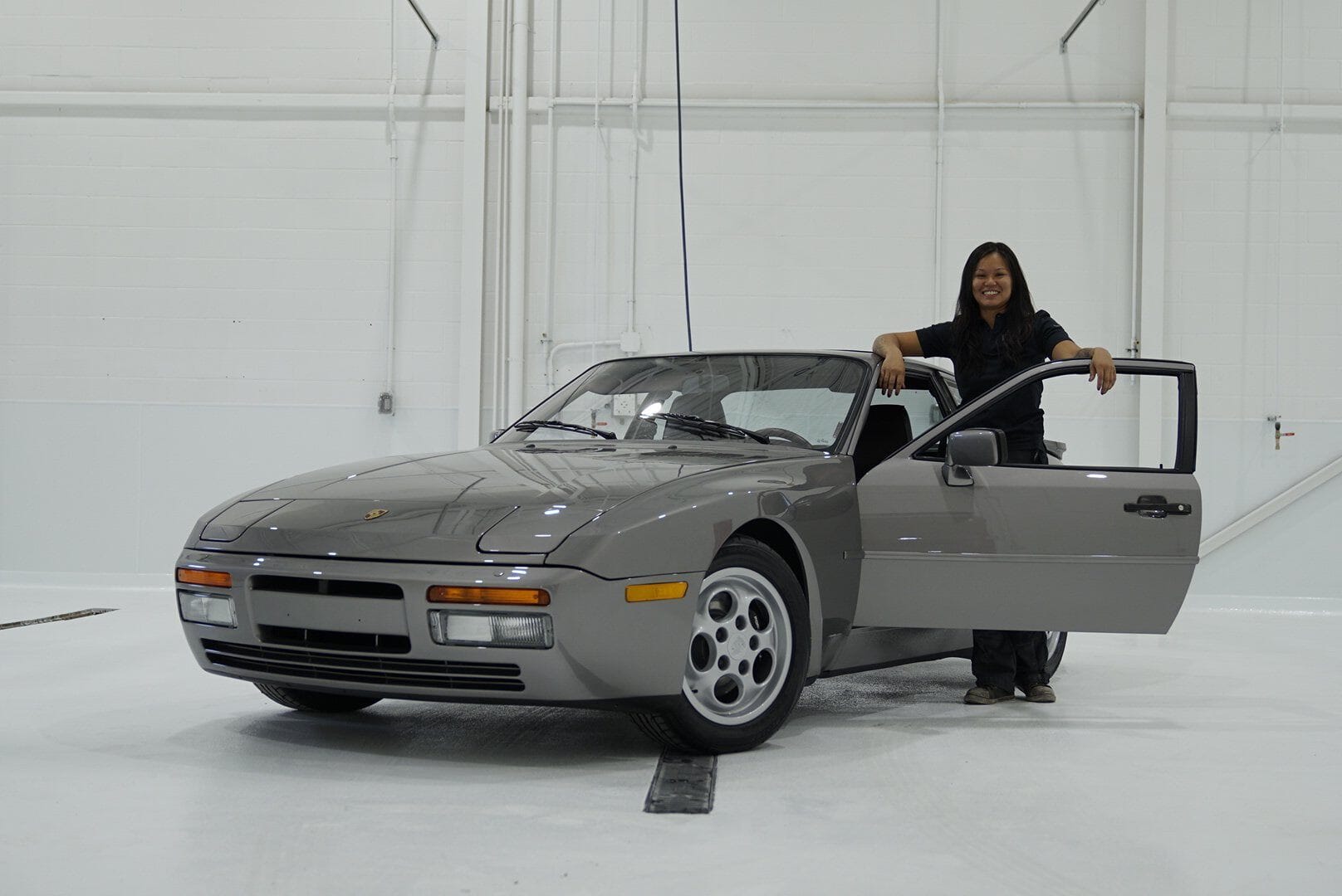 Nhu Nguyen, the first woman certified as a classic Porsche technician in North America