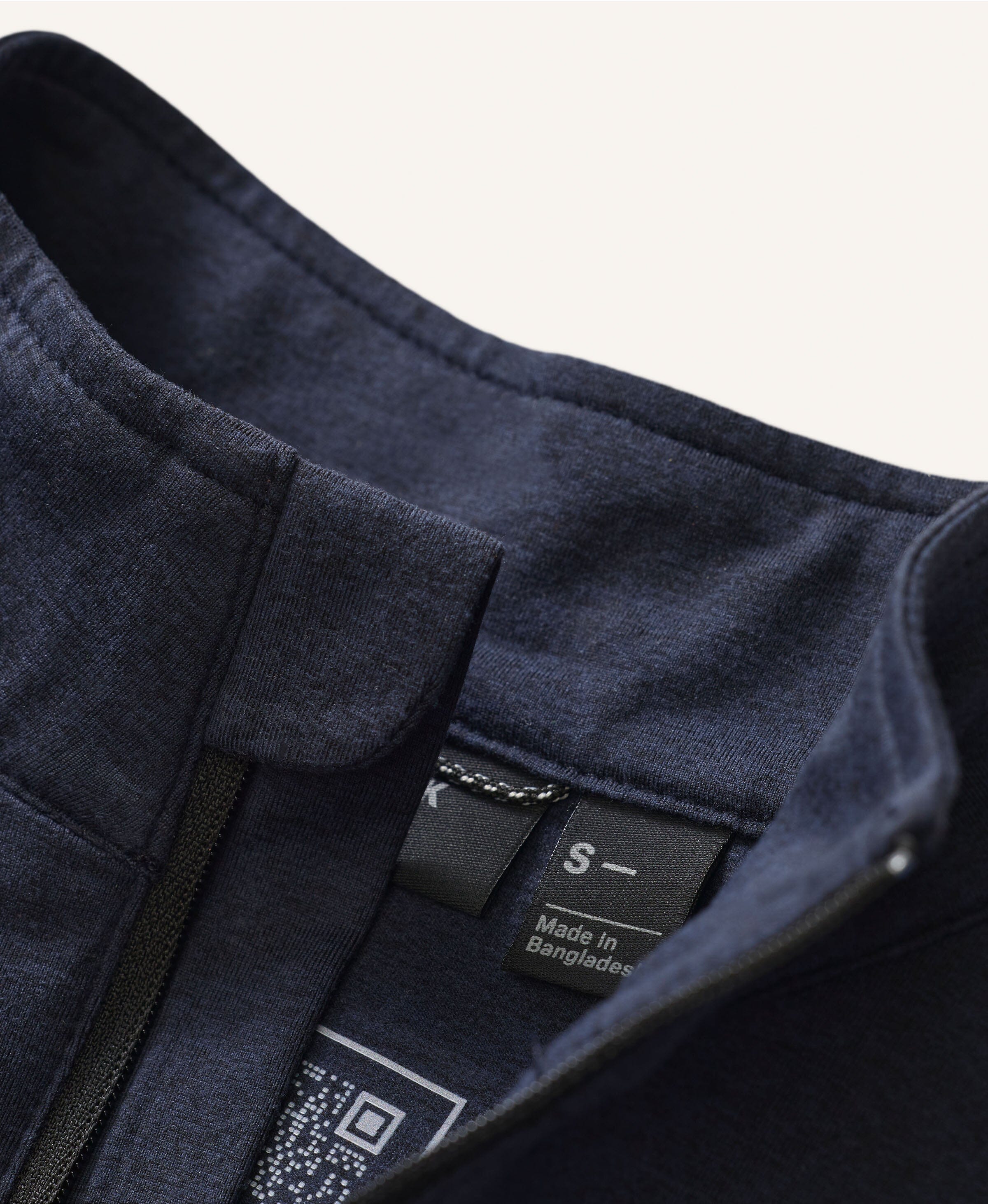 B2 Quarter Zip #color_dark heathered navy