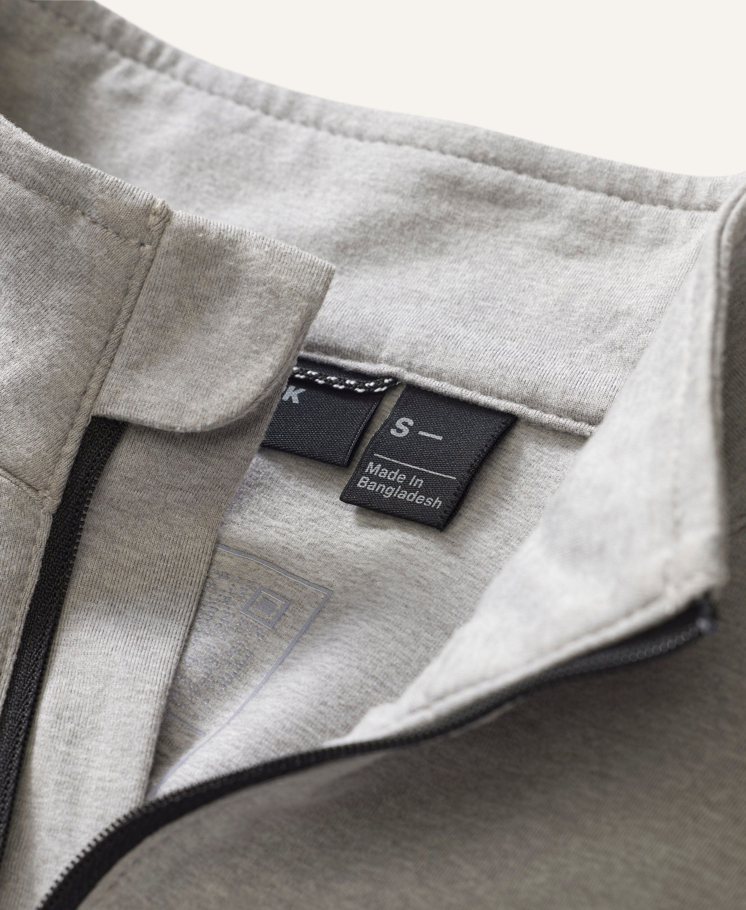 B2 Quarter Zip #color_light heathered grey