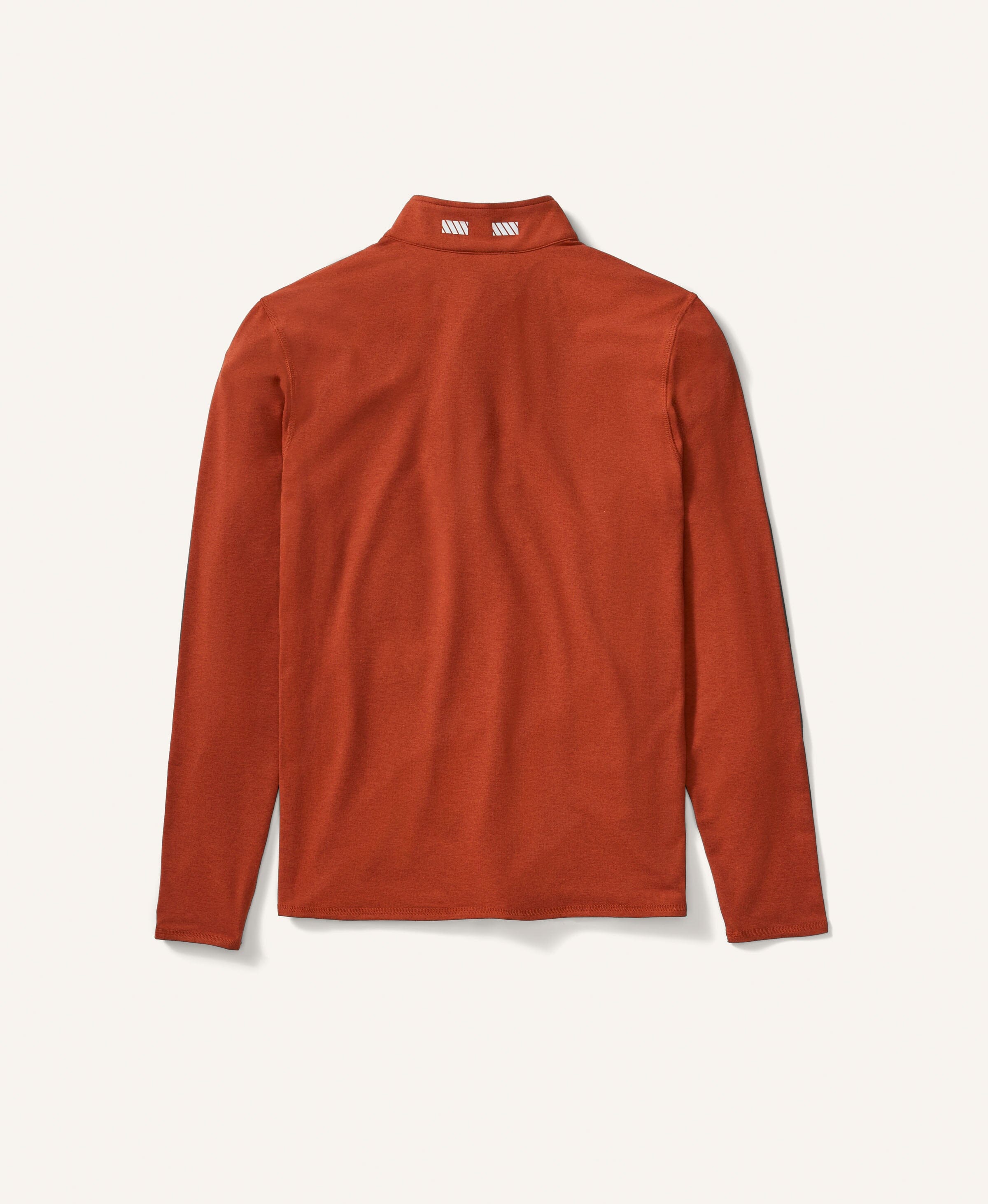 B2 Quarter Zip #color_heathered rust