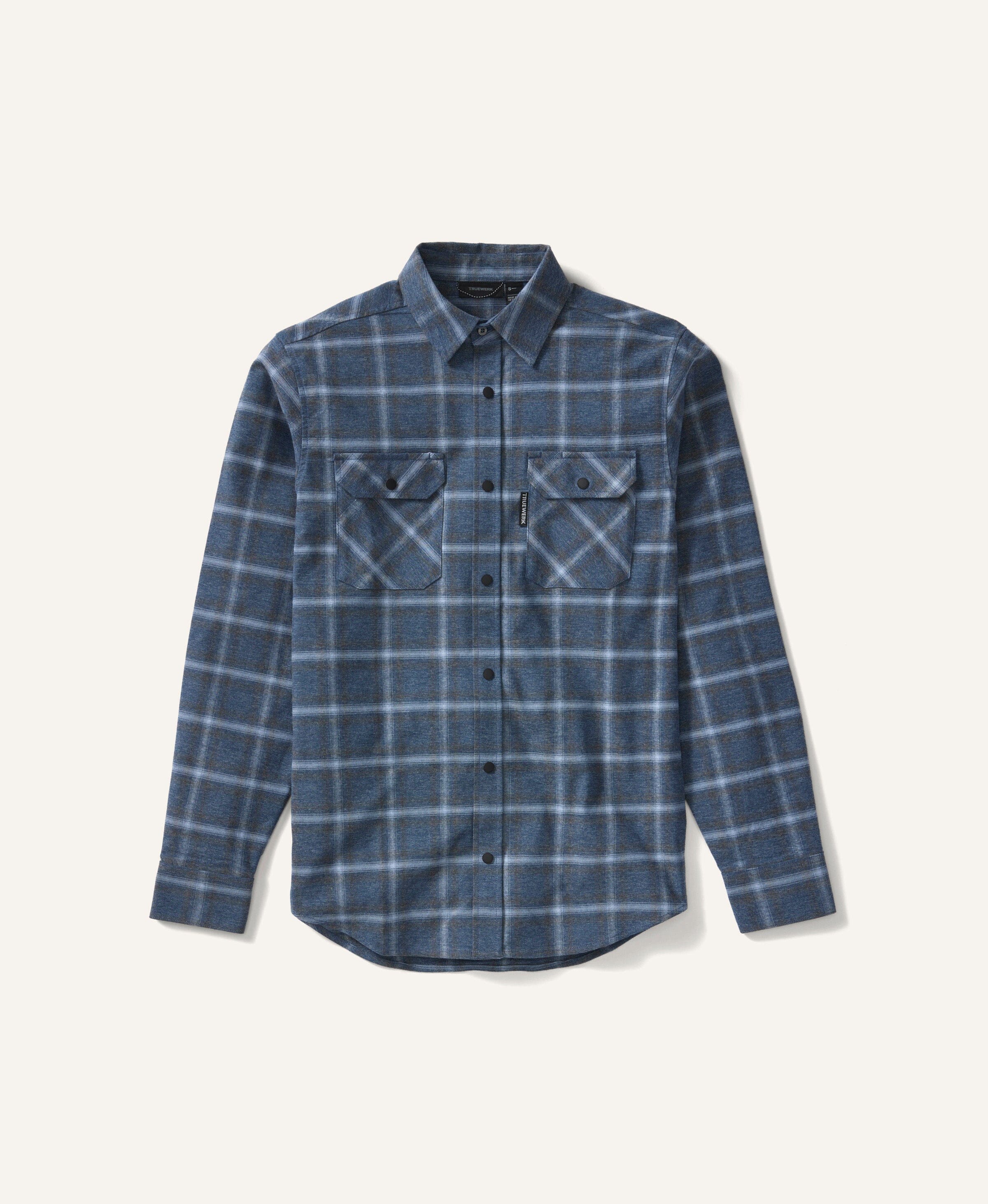 Winter Tech Flannel #color_blue plaid