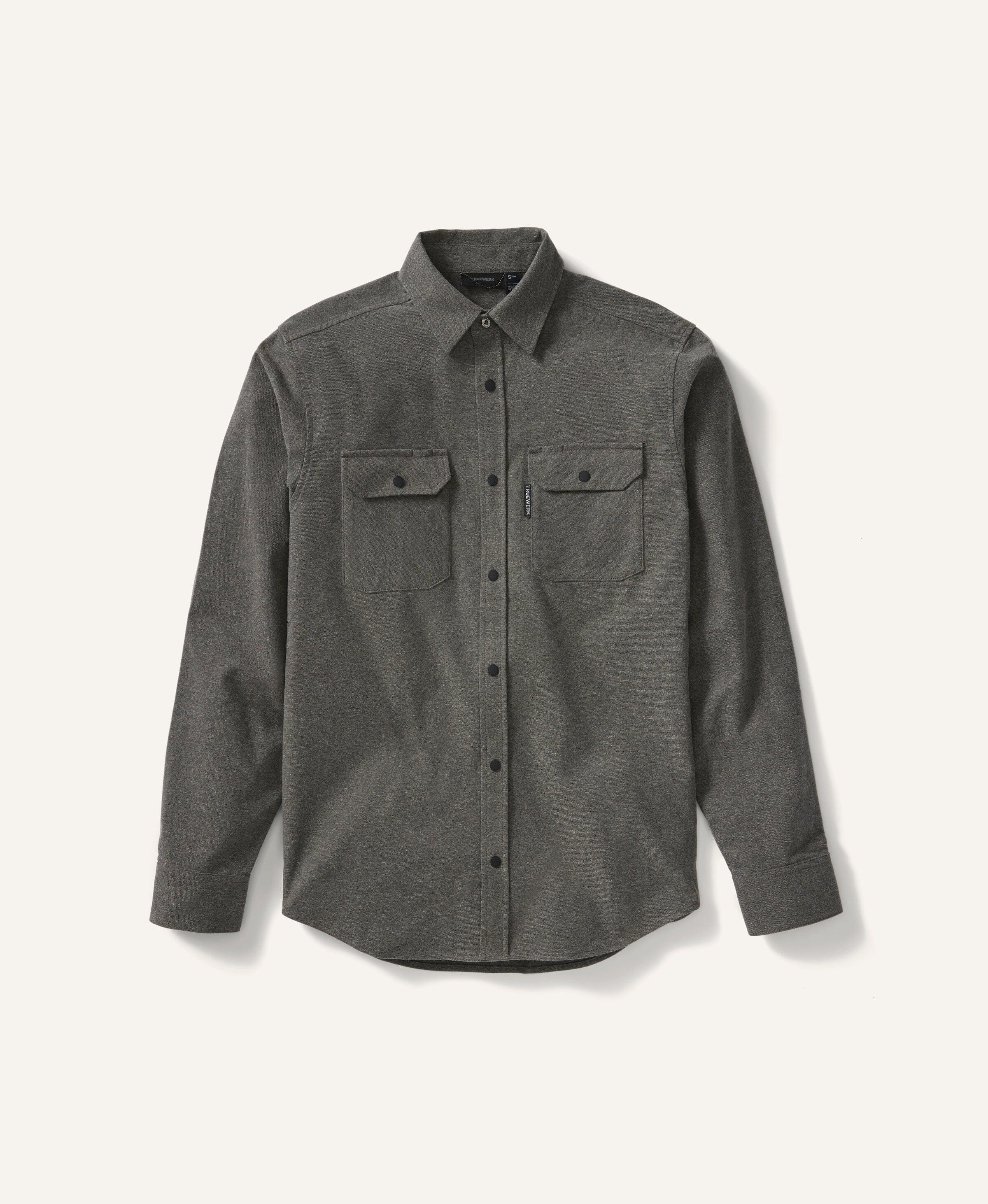 Winter Tech Flannel #color_dark heathered grey
