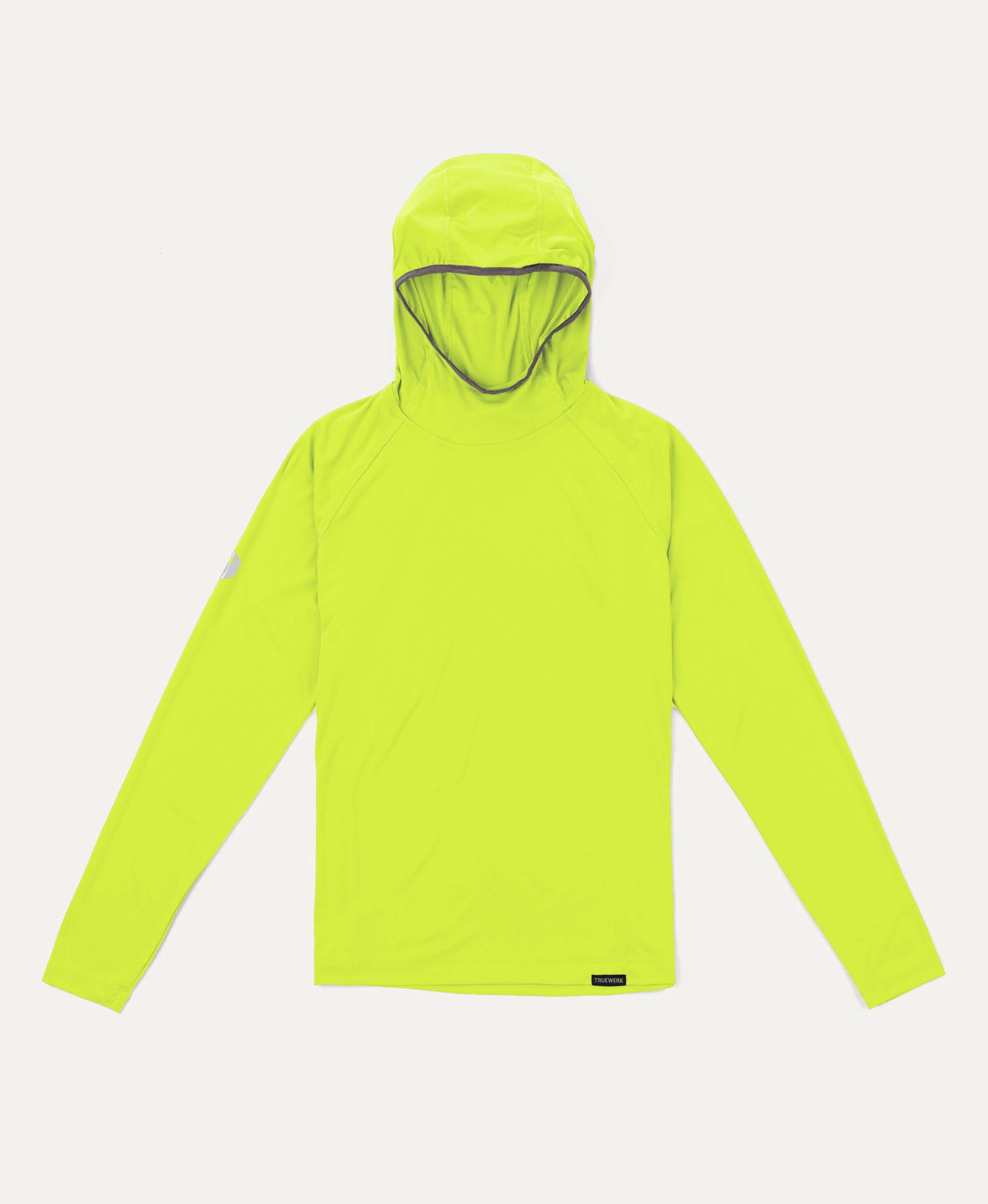 Womens B1 Sun Hoodie Truewerk Viz Yellow XS 