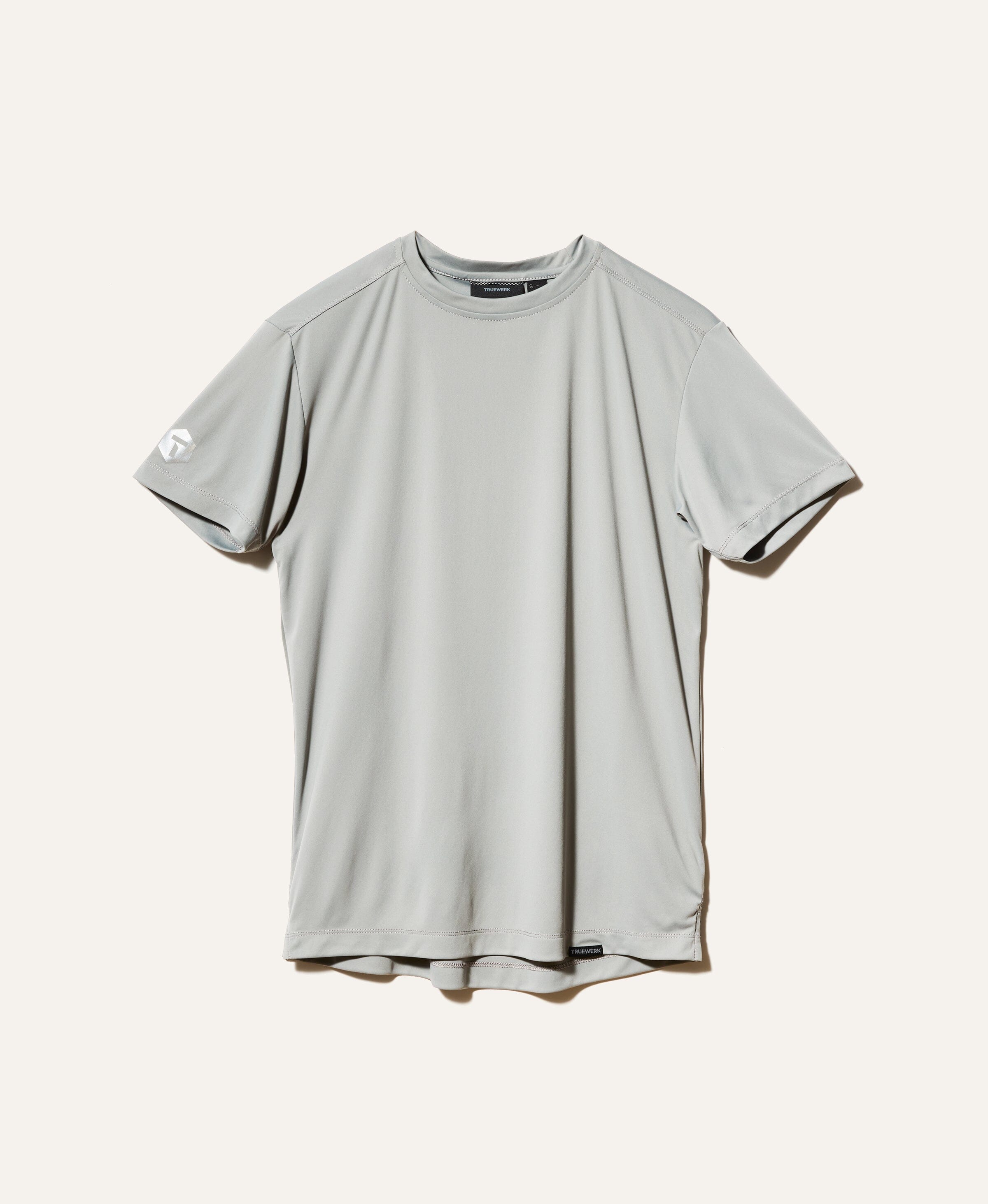 B1 Short Sleeve Tee Truewerk Viz Green S #color_light grey