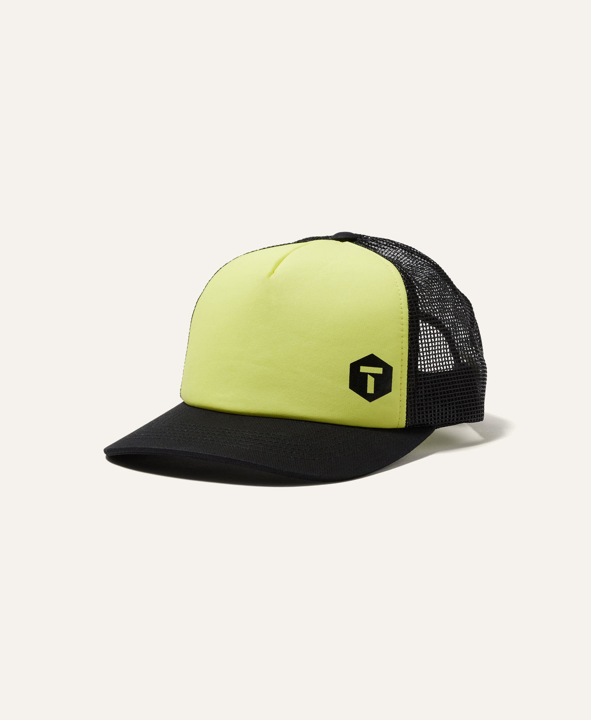 Foam Trucker Hat Truewerk #color_black/vis yellow