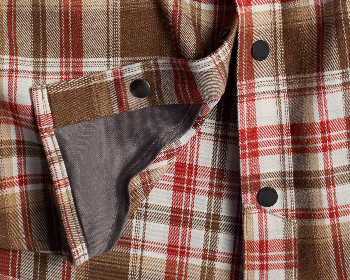 FW26_Flannel_LS_WerkShirt_RustBrownPlaid_5003_grey