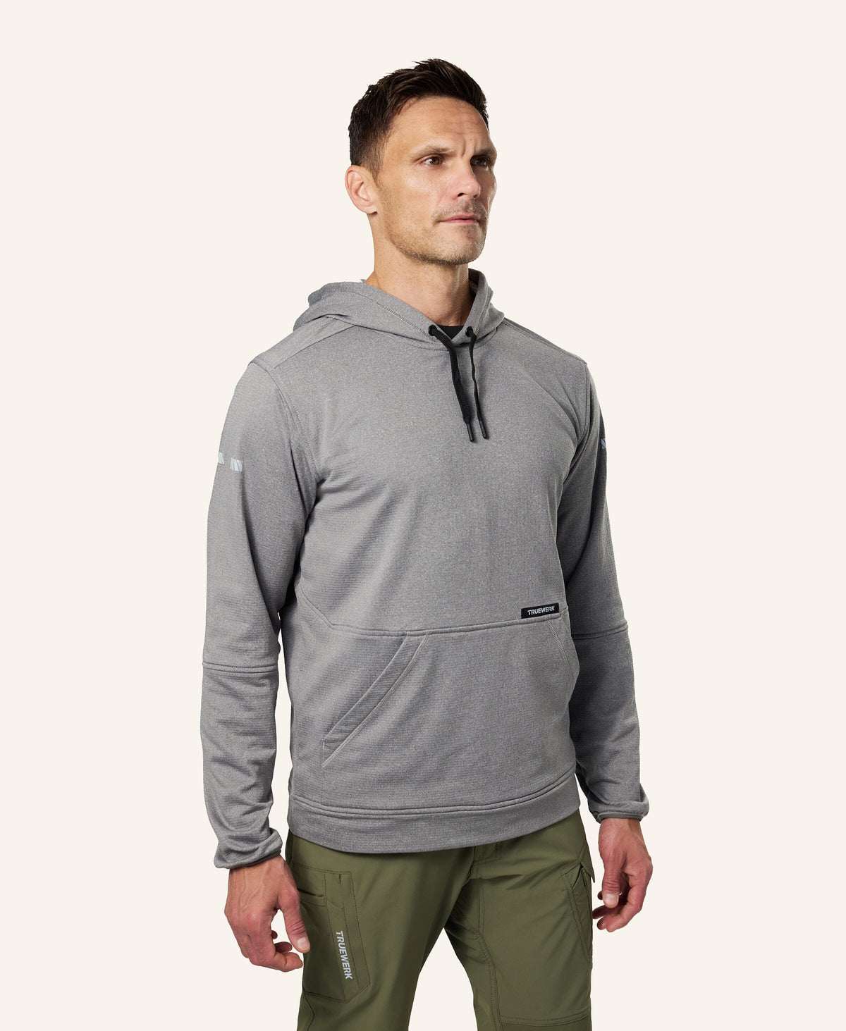 M1 Grid Hoodie Truewerk #color_granite grey