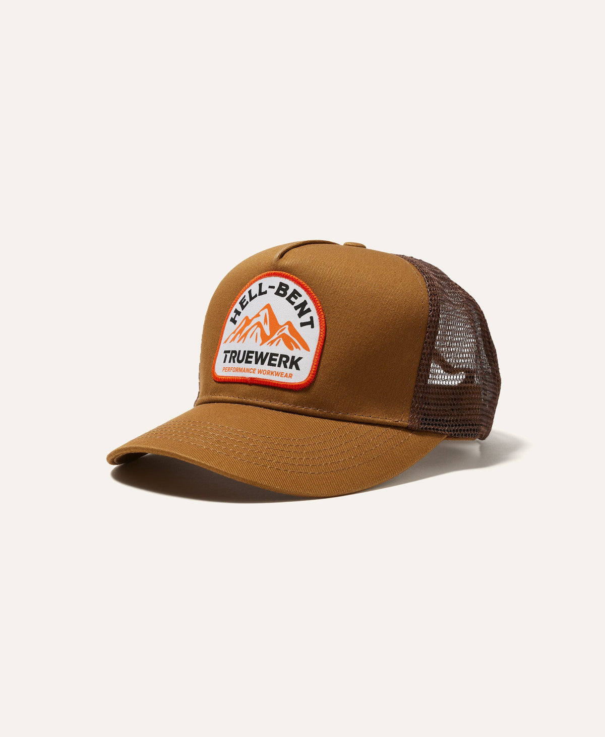 Hell Bent Trucker Hat Truewerk #color_sand