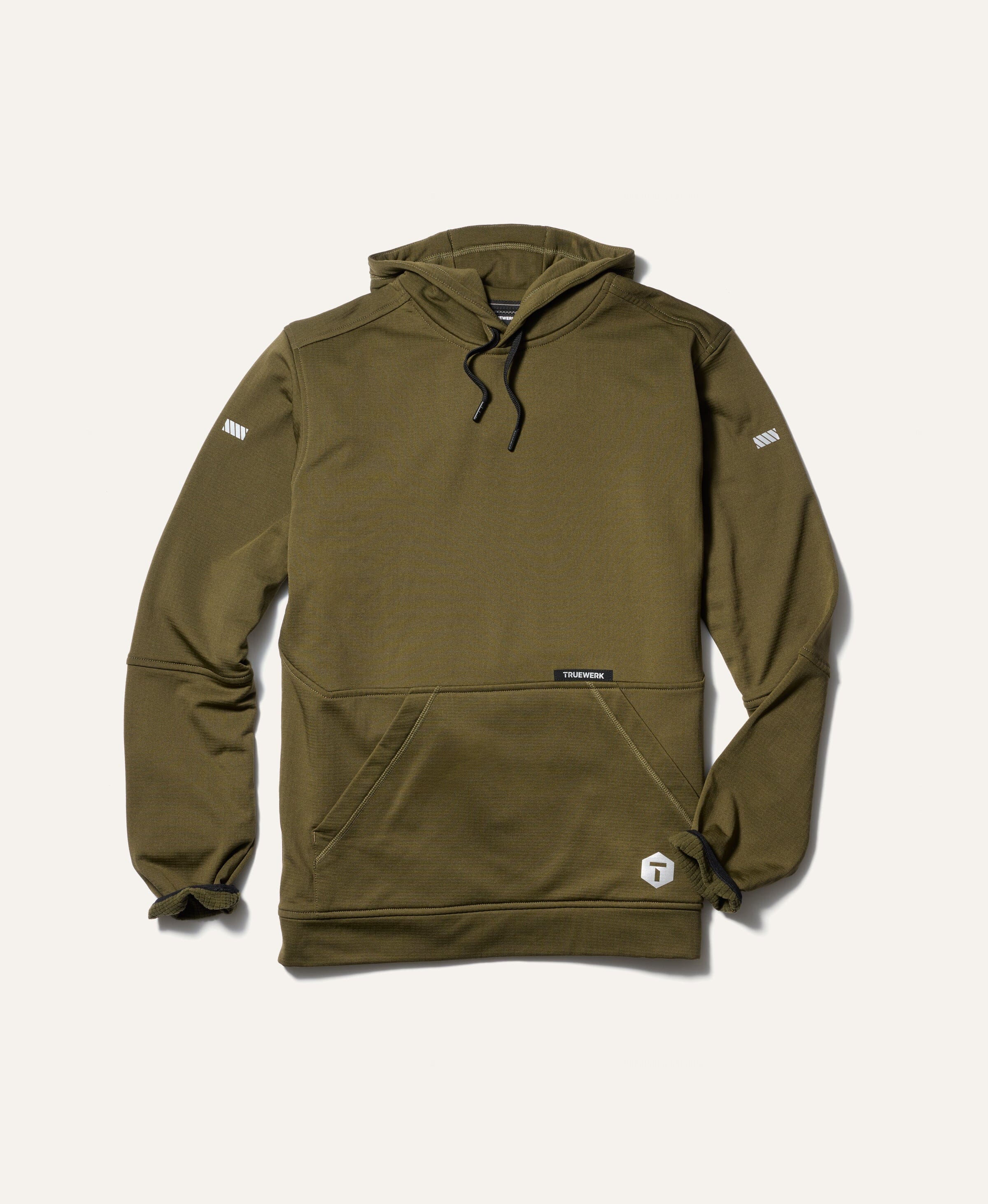 M1 Grid Hoodie Truewerk #color_olive