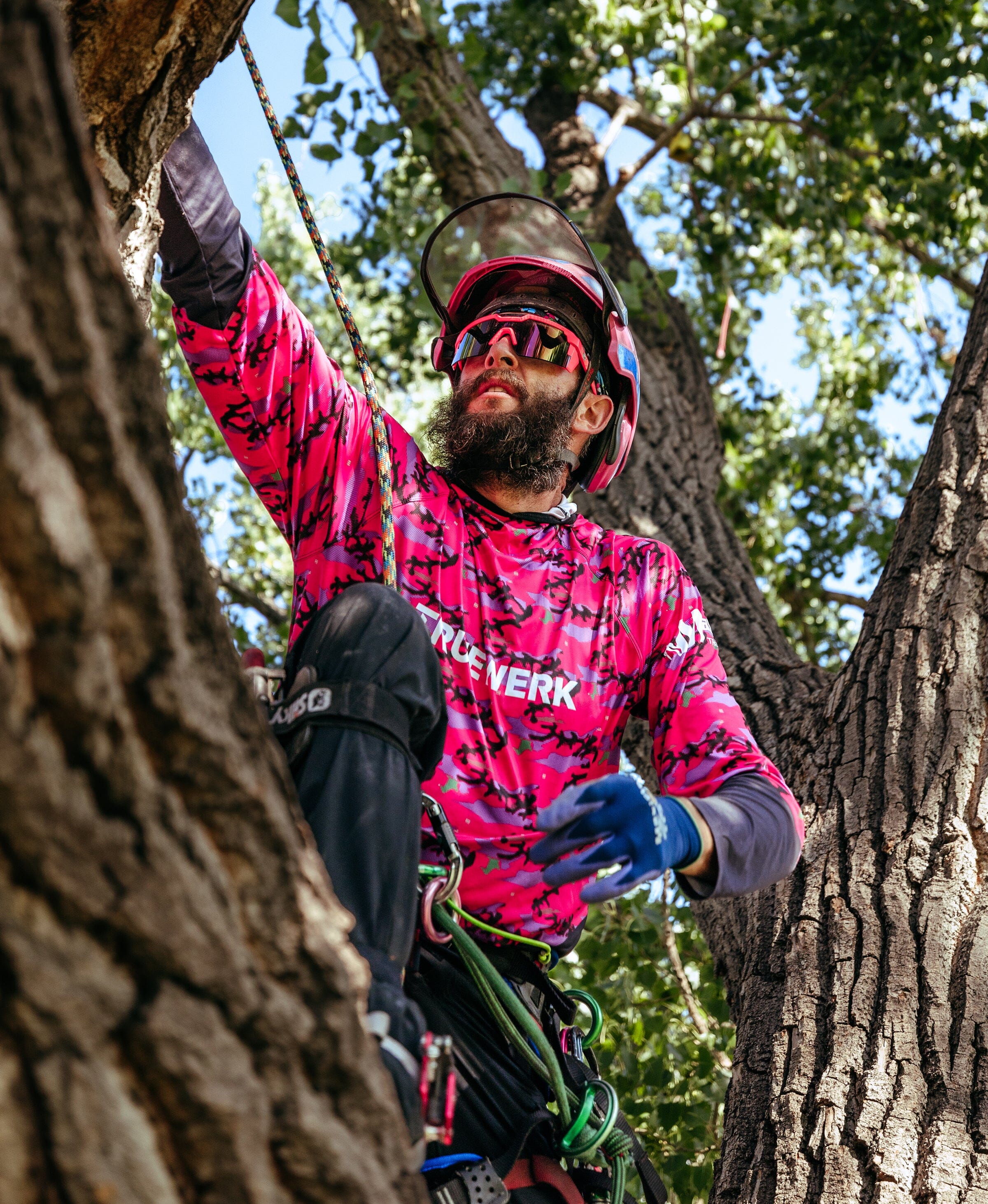 Pink Camo Sun Hoodie