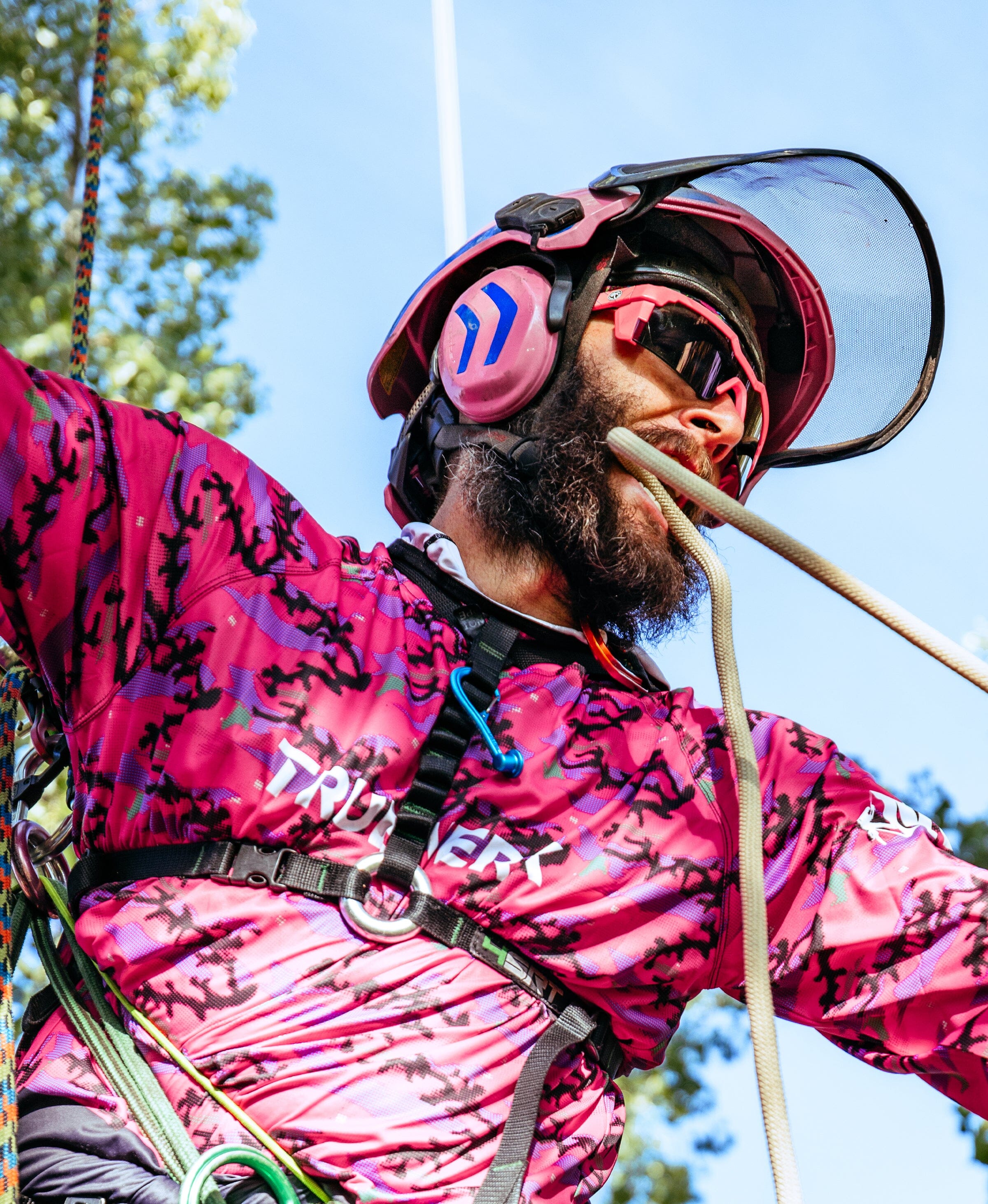 Pink Camo Sun Hoodie