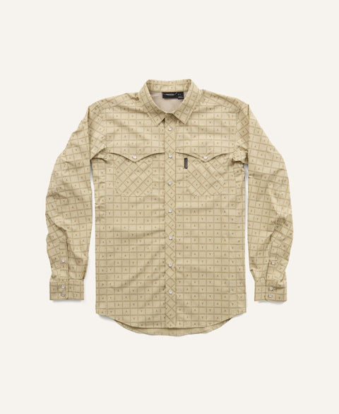 TRUEWERK Western Cloud Long Sleeve | Mens | Putty | Medium