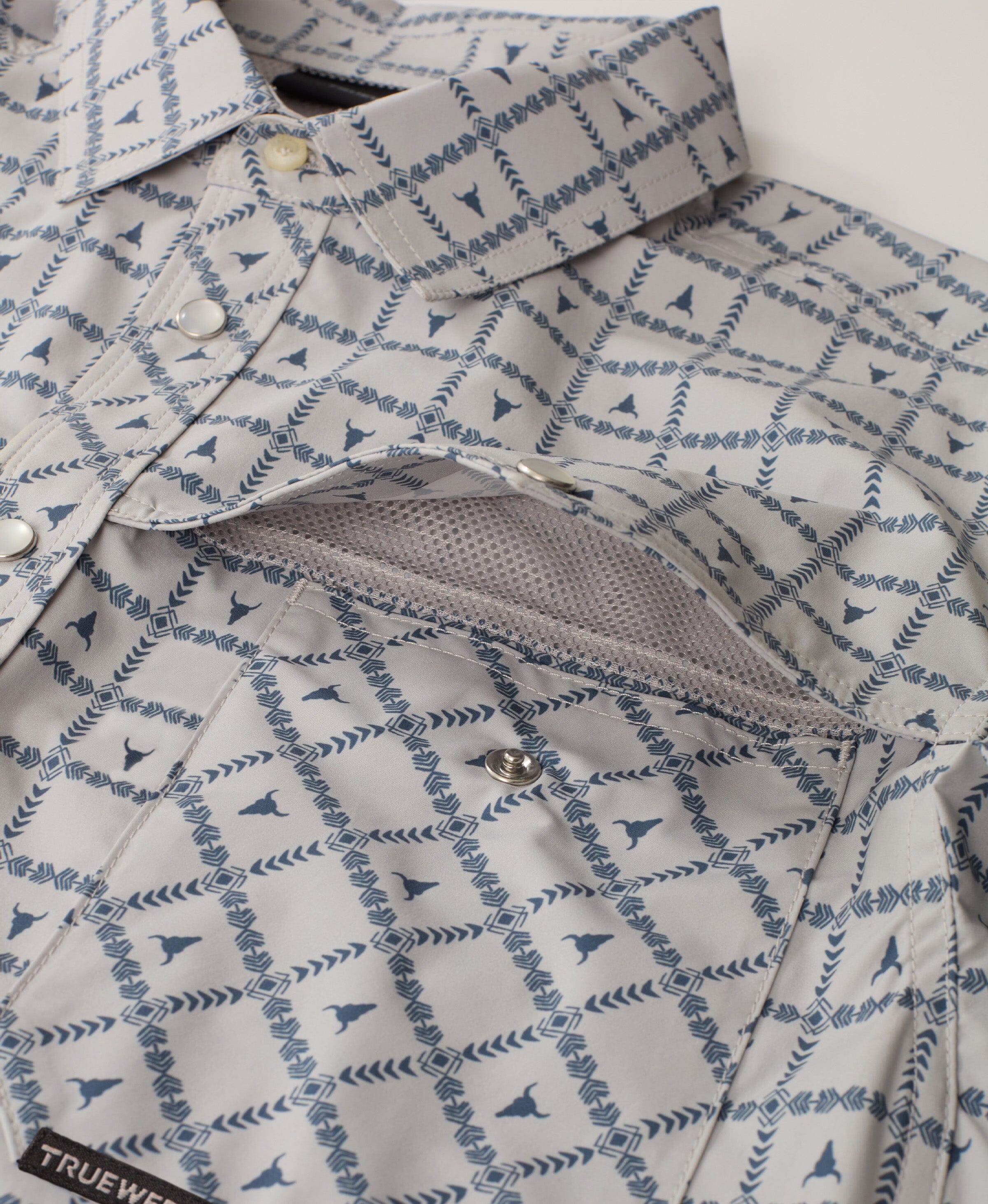 #color_Grey/Blue Steer Plaid