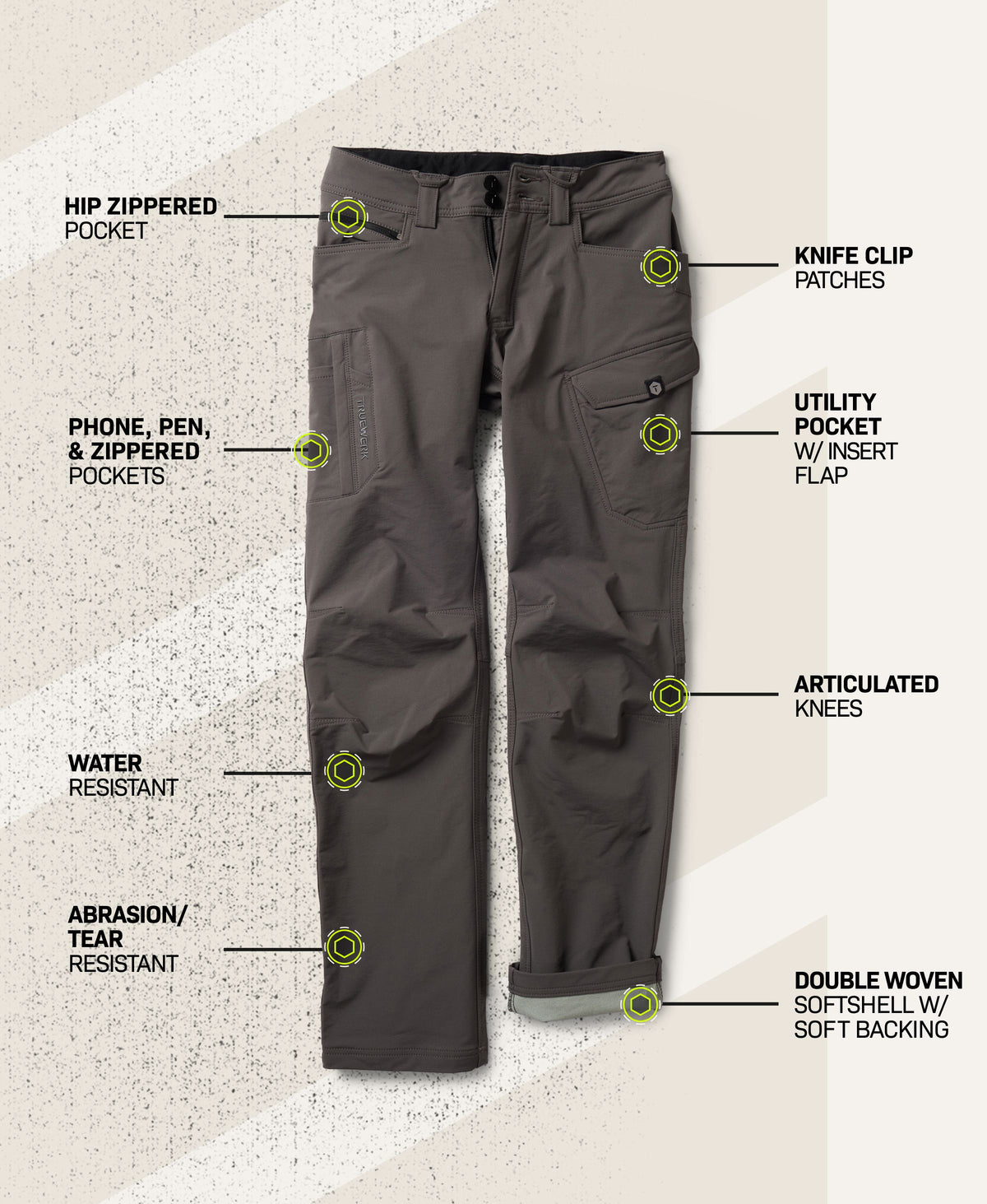 T2 WerkPant Truewerk #color_deep grey