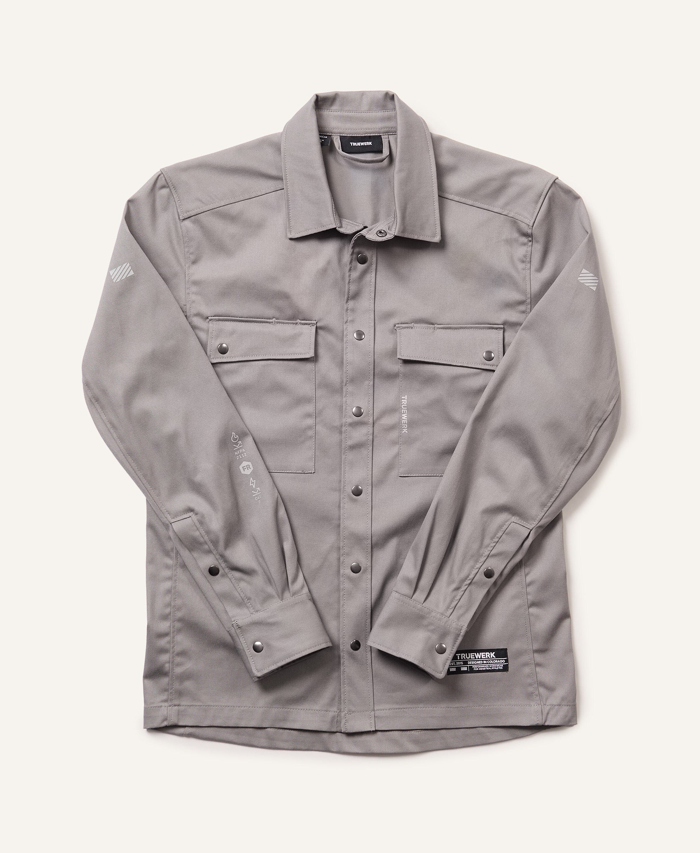 FR2 Mechanics Shirt - Men's Fit Truewerk #color_grey