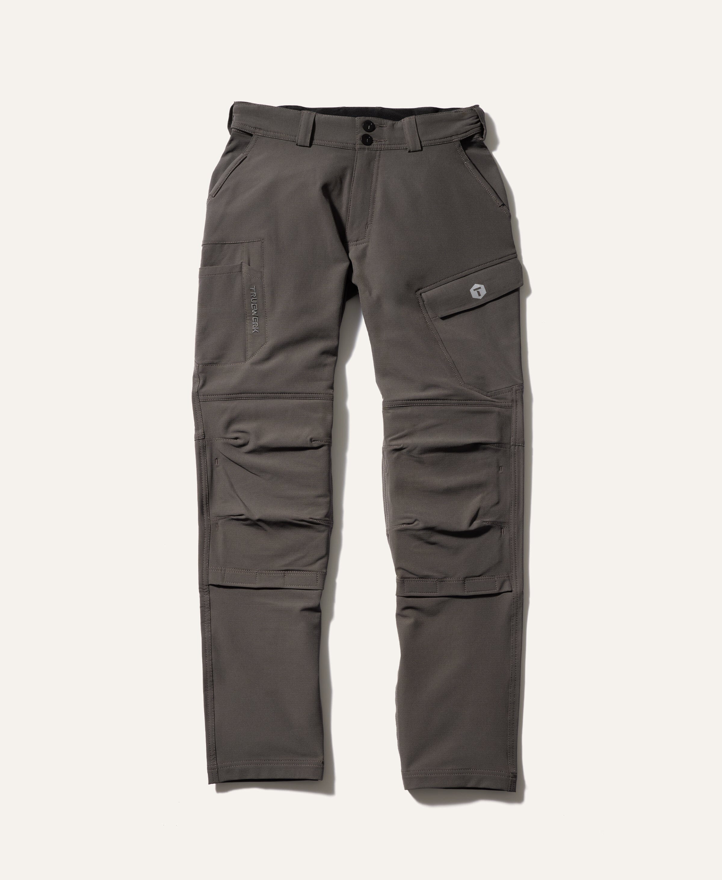 Cargo work fashion pants with knee pads