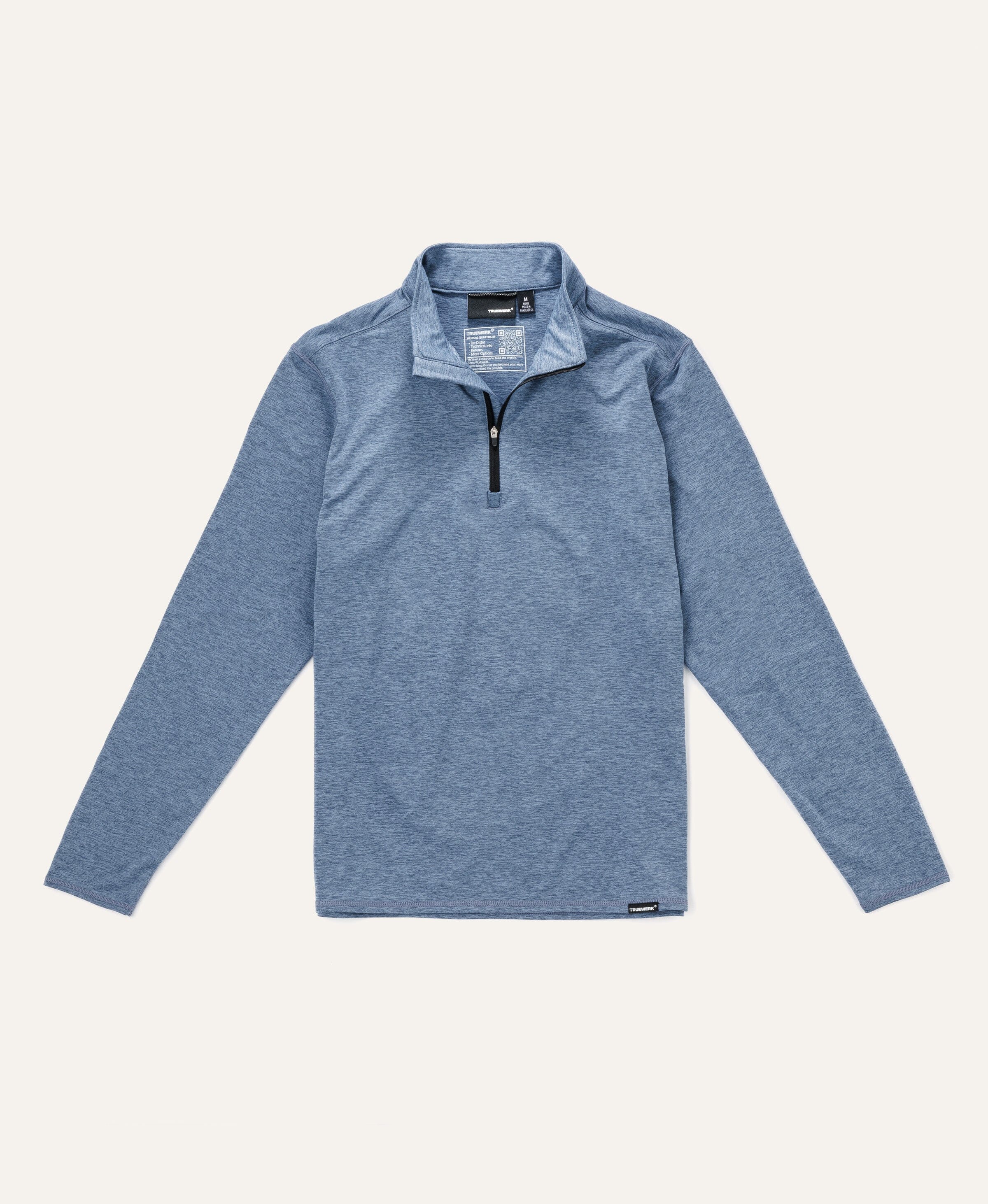 B2 Quarter Zip - Men's Fit Truewerk #color_heathered flint 