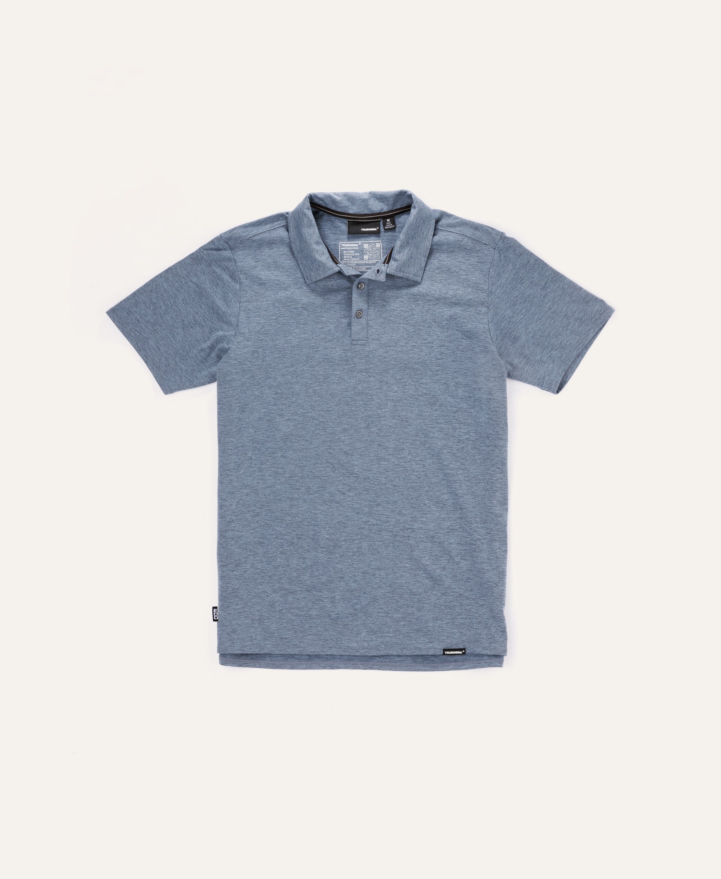 EDO Polo - Men's Fit Truewerk #color_heathered flint