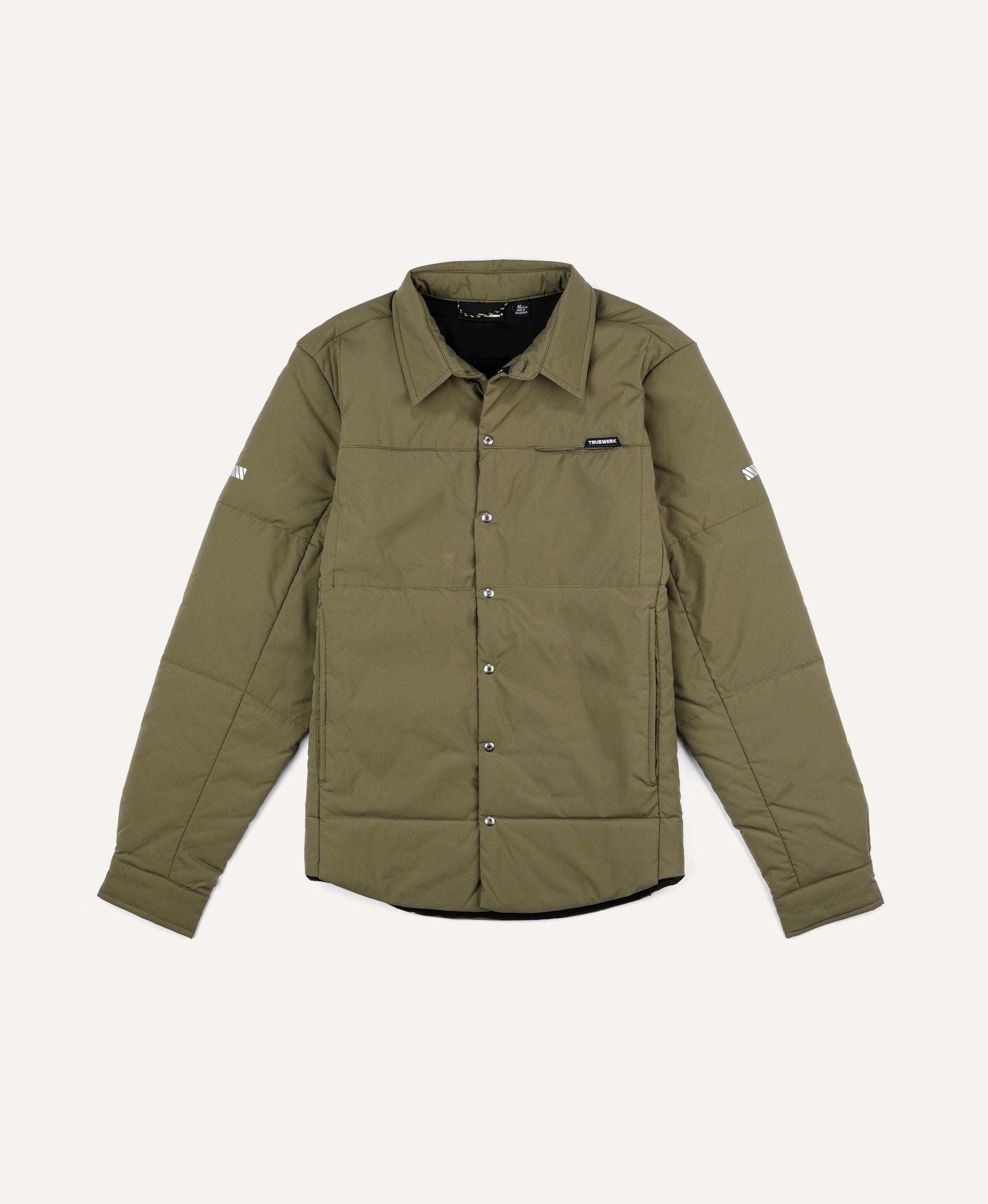 FLAC Shacket - Men's Fit Truewerk #color_olive 