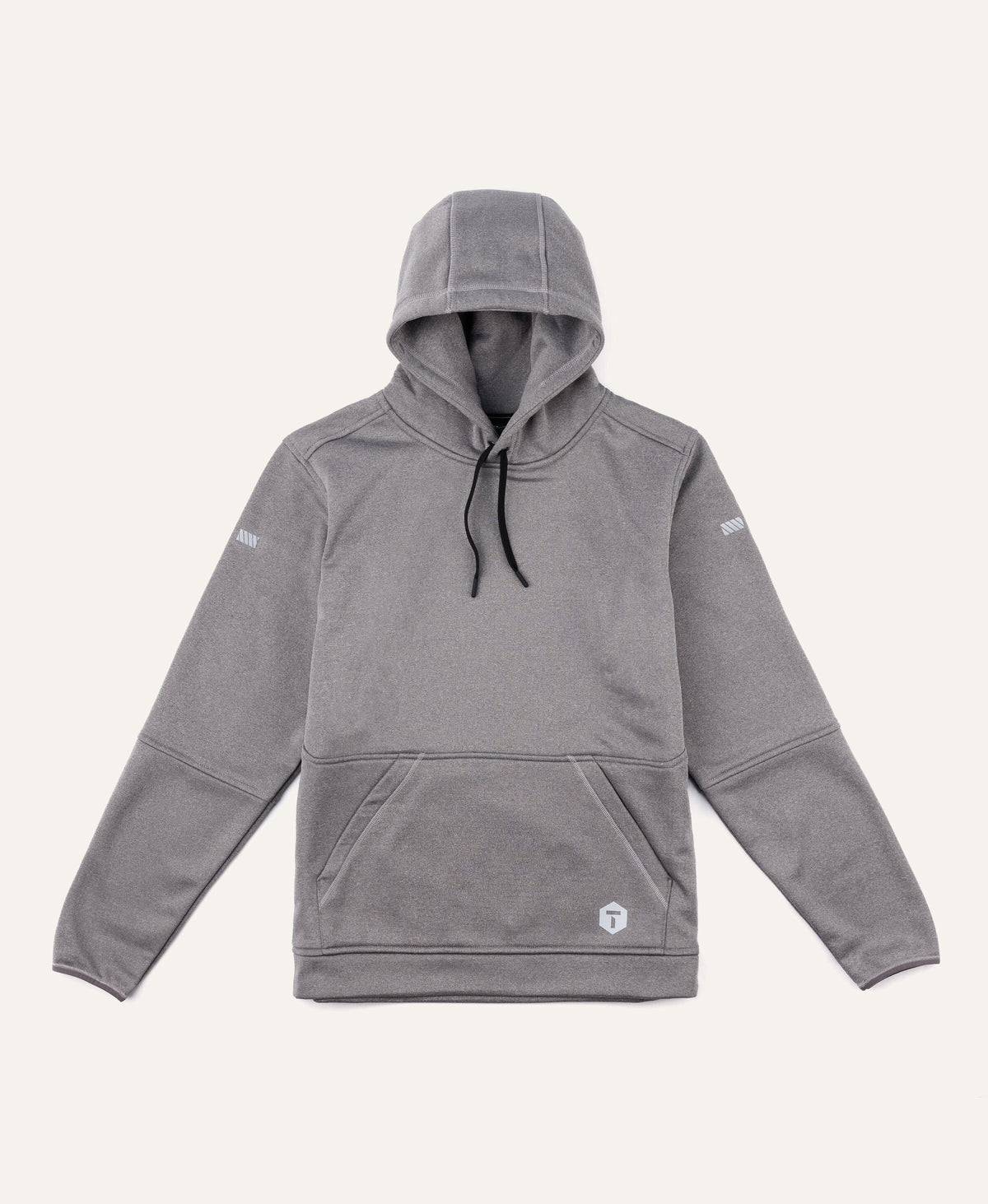 M2 Grid Pullover Hoodie - Women's Fit Truewerk #color_heathered grey