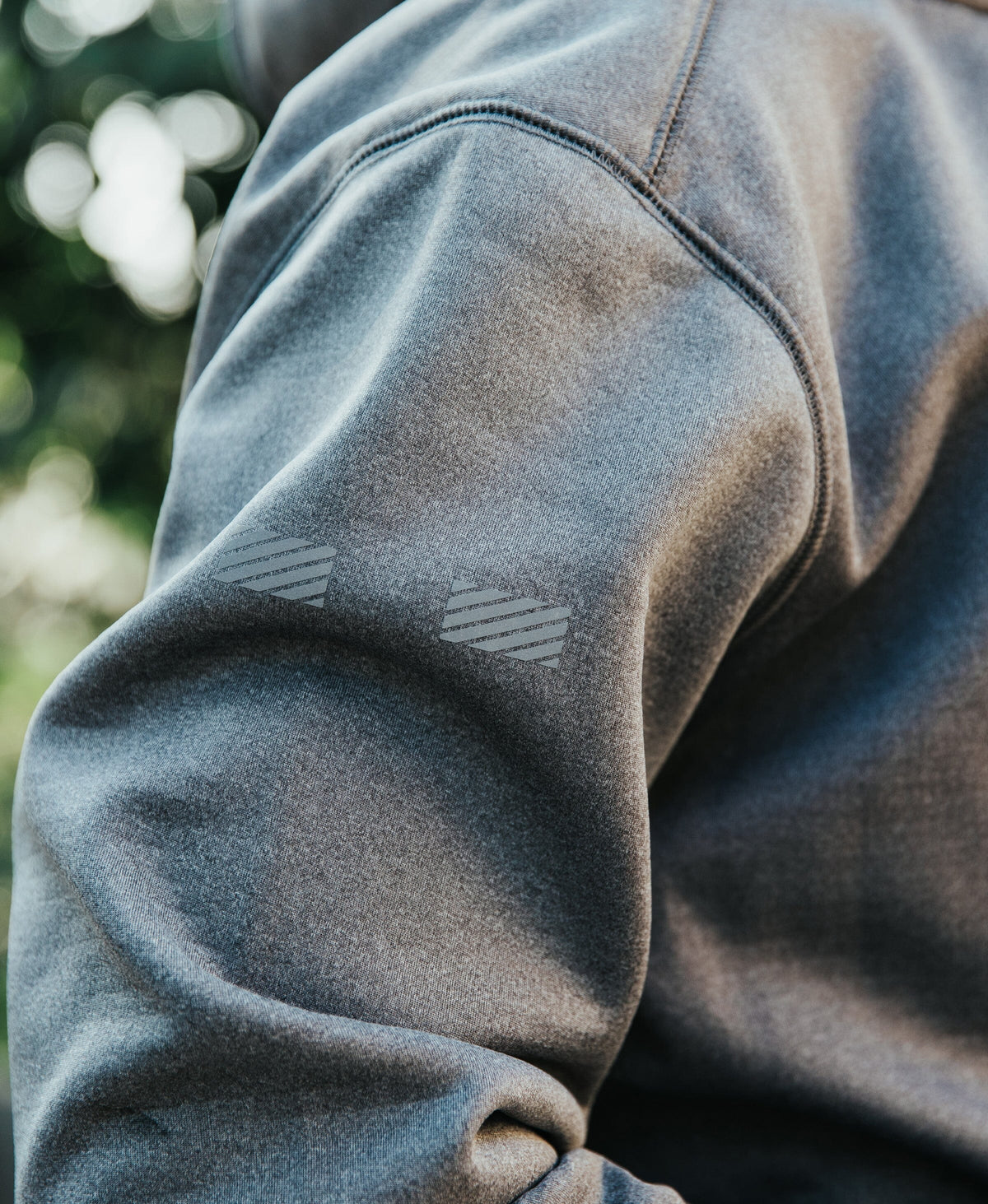M2 Grid Pullover Hoodie - Women's Fit Truewerk #color_heathered grey