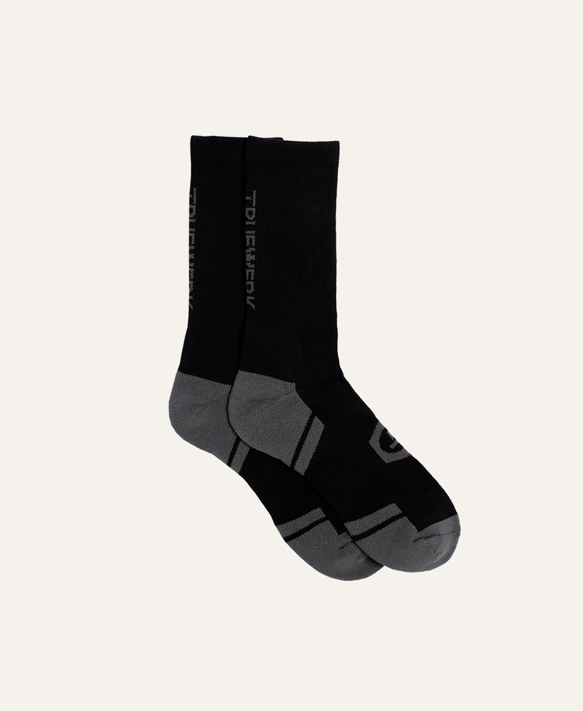 Crew WerkSocks Truewerk Black Calf 